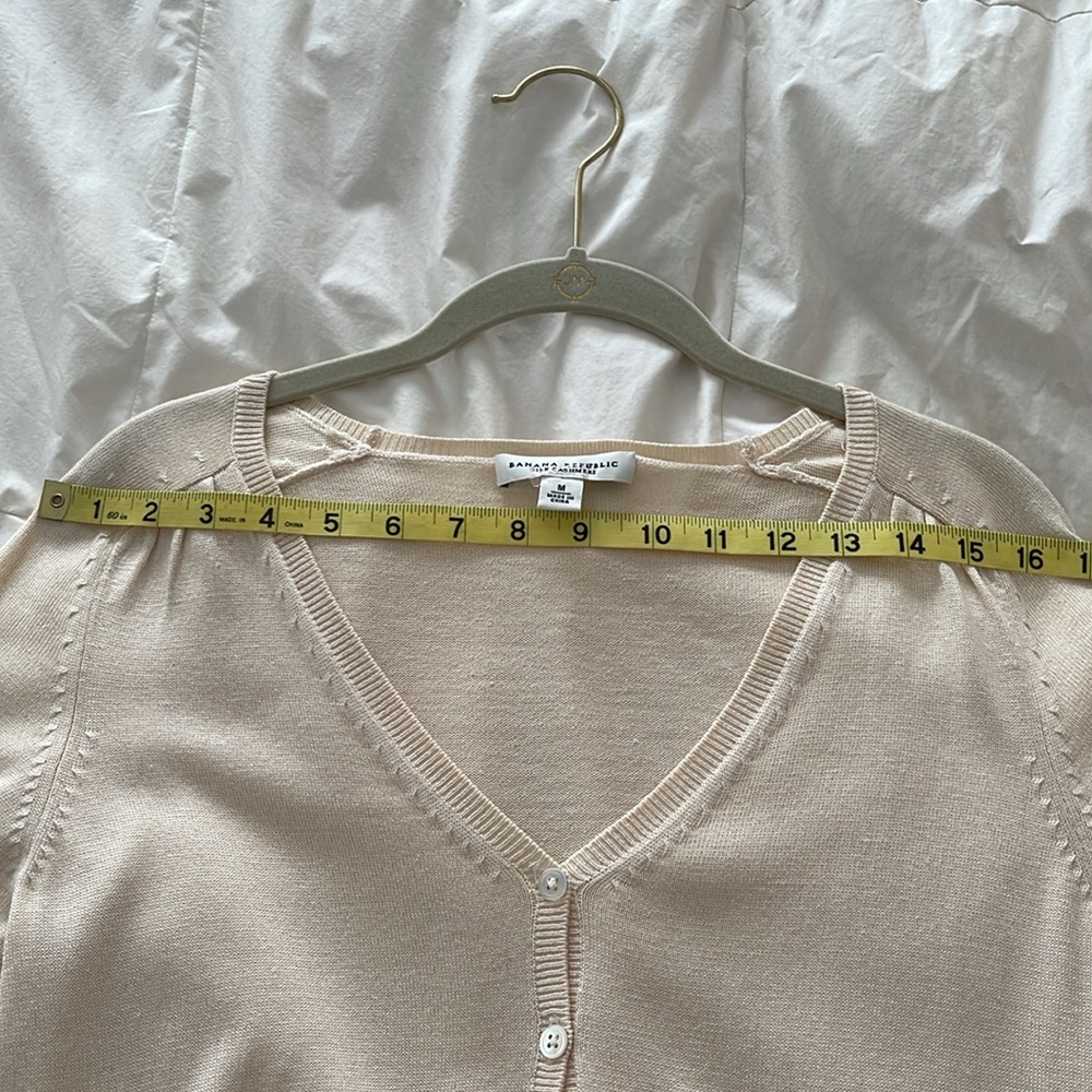 NWOT Banana Republic silk cashmere cardigan - Picture 9 of 11